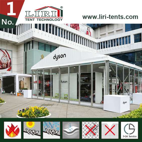 Water-proof trade show tent with cooling system for sale