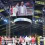 Large Transparent Event Tent for Boxing Match